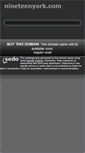 Mobile Screenshot of nineteenyork.com